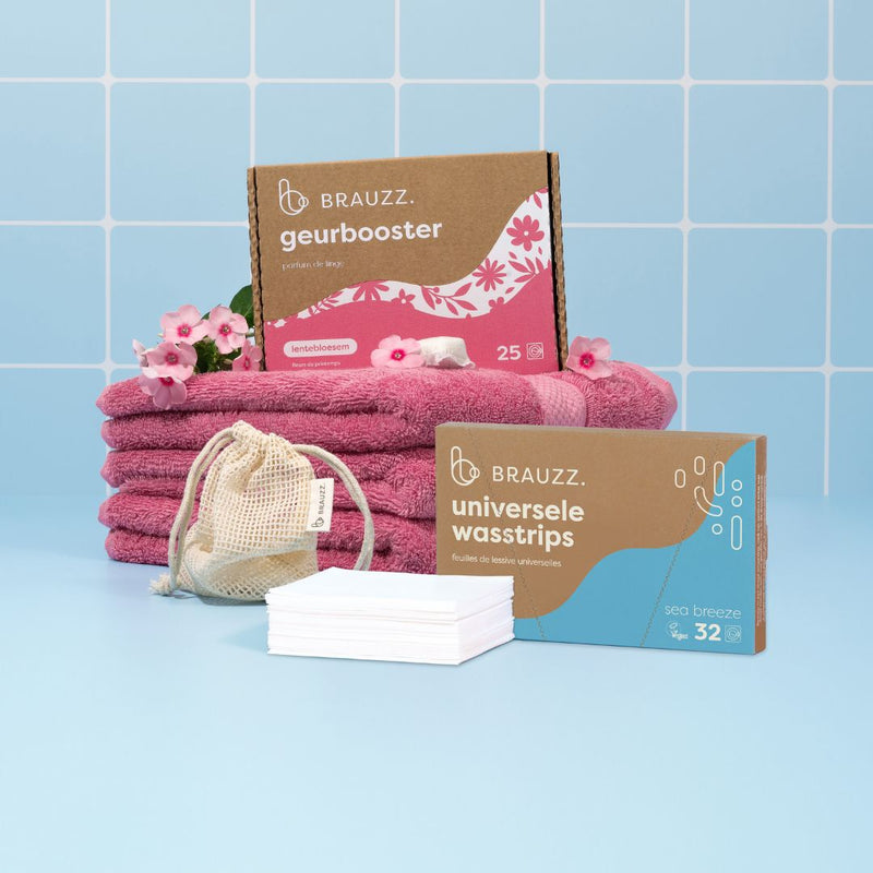 Parfum de linge et feuilles de lessive