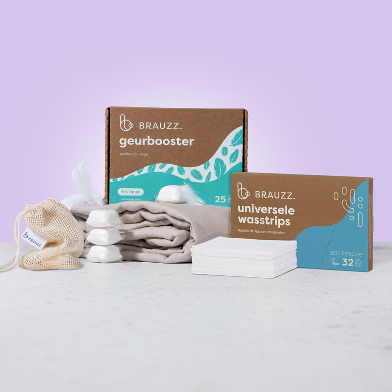 Parfum de linge et feuilles de lessive