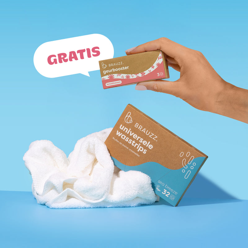 Wasstrips + gratis geurbooster sample